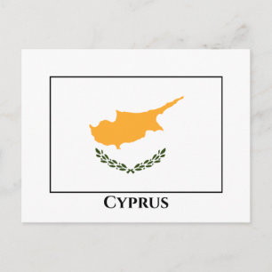 Cyprus Flag Postcard