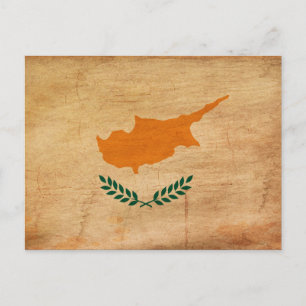 Cyprus Flag Postcard