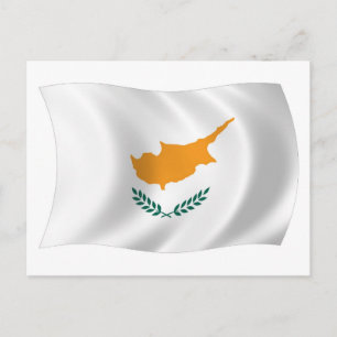 Cyprus Flag Postcard