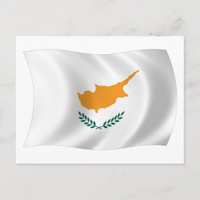 Cyprus Flag Postcard (Front)