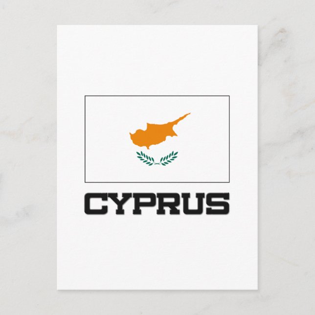 Cyprus Flag Postcard (Front)
