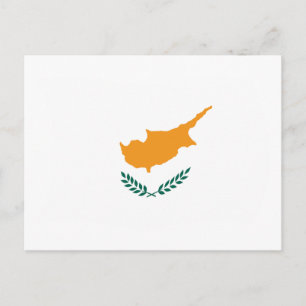 Cyprus Flag Postcard