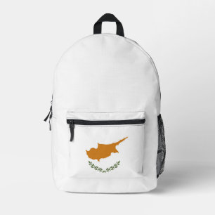 Cyprus flag printed backpack