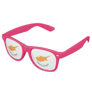 Cyprus Flag Retro Sunglasses