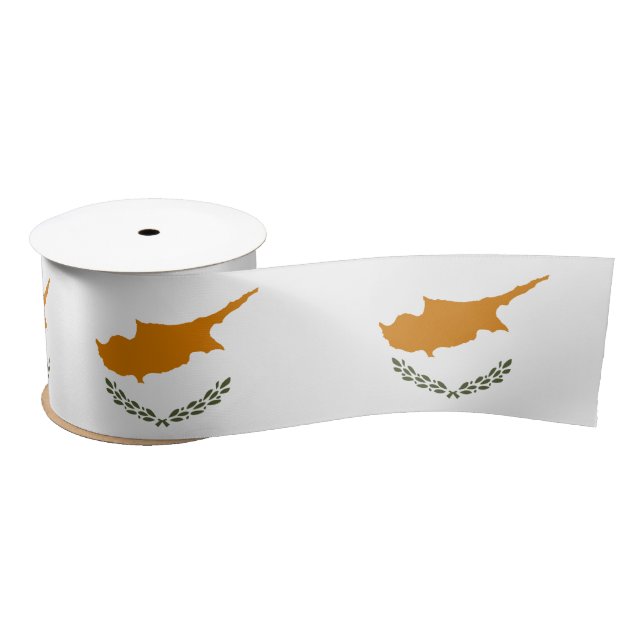 Cyprus Flag Satin Ribbon (Spool)