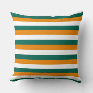 Cyprus flag stripes country symbol pattern lines throw pillow
