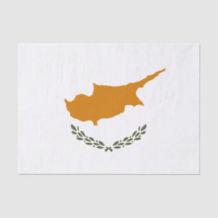 Cyprus Flag Tissue Paper