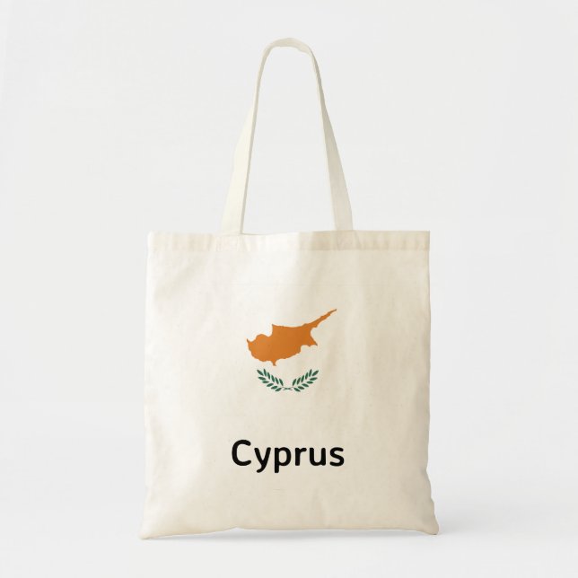 Cyprus Flag Tote Bag (Front)