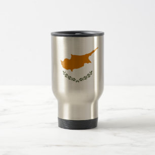 Cyprus Flag Travel Mug