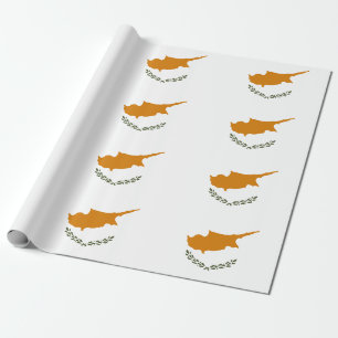 Cyprus Flag Wrapping Paper