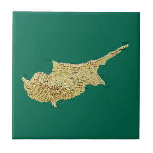 Cyprus Map Tile