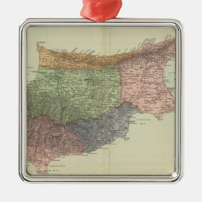 Cyprus Metal Ornament (Front)