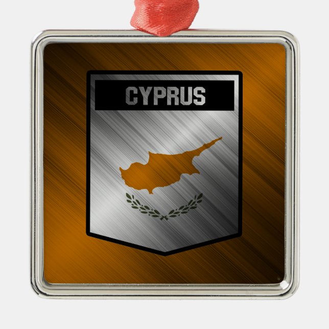 Cyprus Metal Ornament (Front)