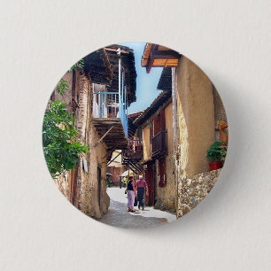 Cyprus mountain village 2 inch round button