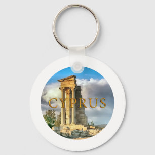 Cyprus ruins keychain