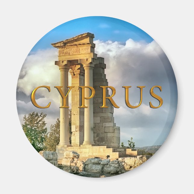 Cyprus ruins magnet (Front)