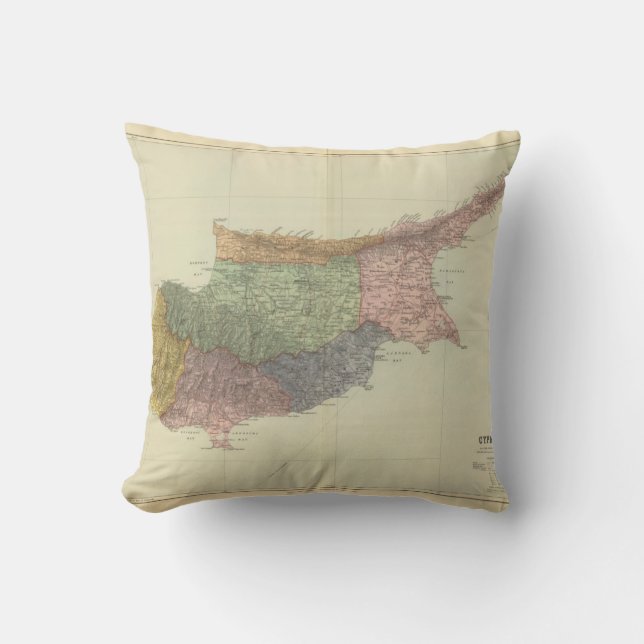 Cyprus Throw Pillow (Front)