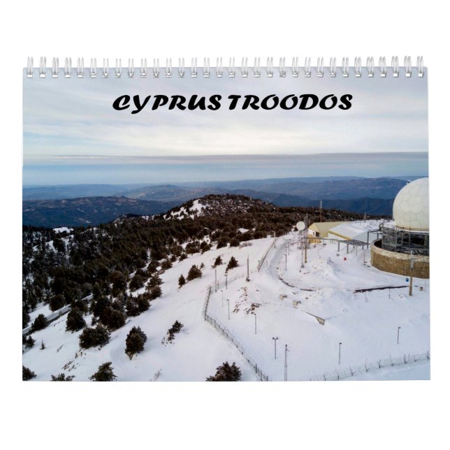 Cyprus troodos calendar (Back)