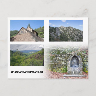 Cyprus Troodos postcard
