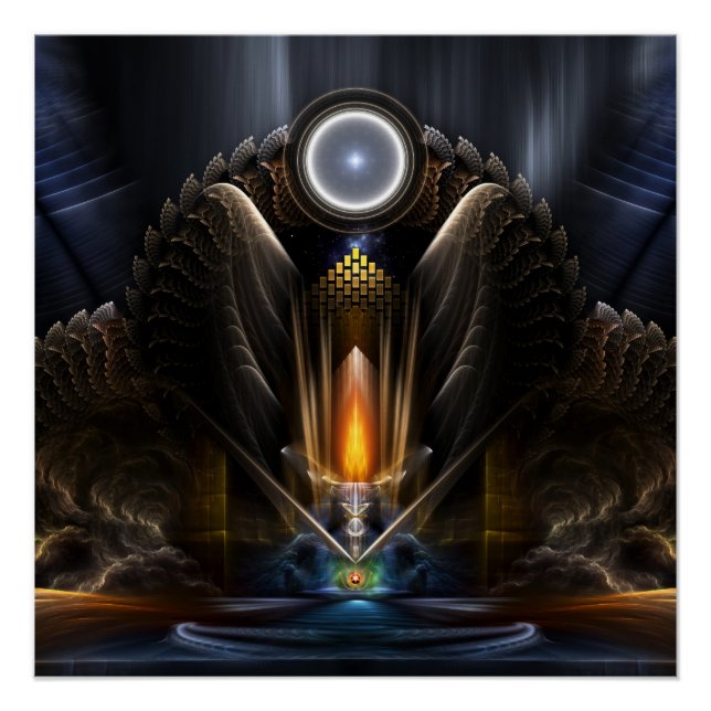 Cyritous, Temple - Orb Of Karinos Perfect Poster (Front)