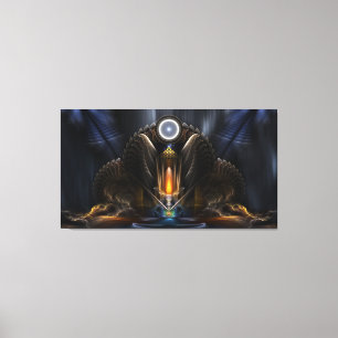 Cyritous, The Temple Of The Orb Of Karinos Canvas Print