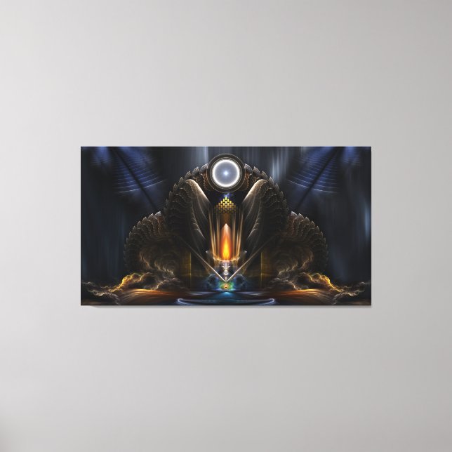 Cyritous, The Temple Of The Orb Of Karinos Canvas Print (Front)