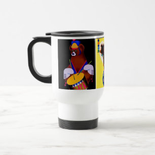 "Cyrk-Polish Circus Bears" Ornament Travel Mug