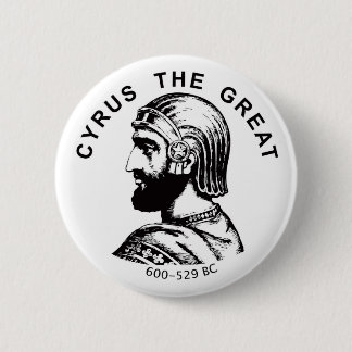Cyrus the Great kourosh bozorg round button
