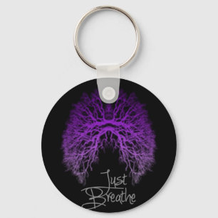 Cystic Fibrosis Awareness Keychain