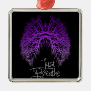 Cystic Fibrosis Awareness Metal Ornament