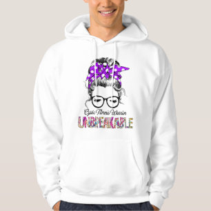 Cystic Fibrosis Awareness Ribbon Support Gifts Hoodie