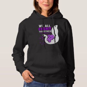 Cystic Fibrosis Awareness We All Fight Together El Hoodie