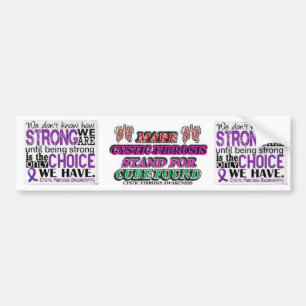 cystic fibrosis bumper sticker