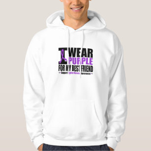 Cystic Fibrosis I Wear Purple For My Best Friend Hoodie