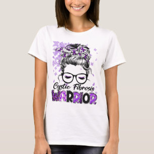 Cystic Fibrosis Warrior Women Girl Survivor T-Shirt