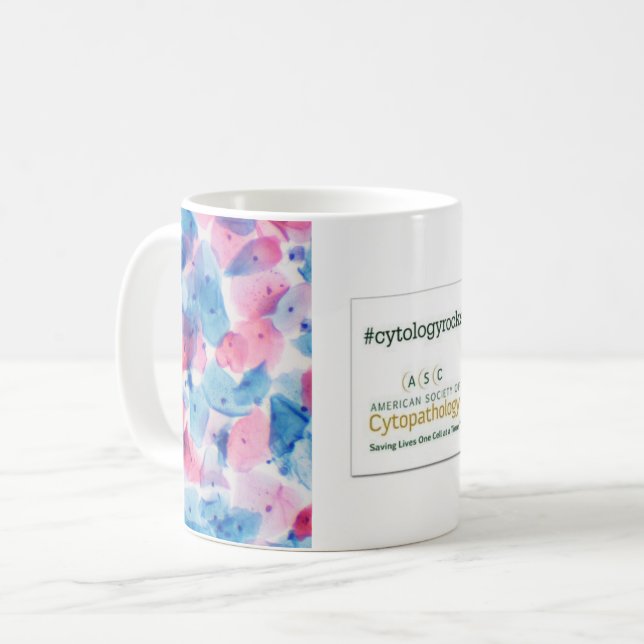 #cytologyrocks ASC Logo Mug (Front Left)