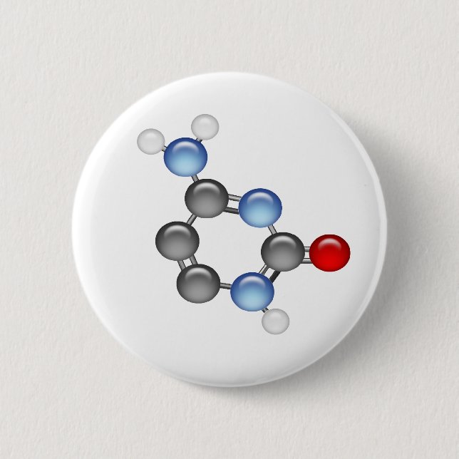 Cytosine 2 Inch Round Button (Front)