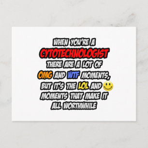 Cytotechnologist .. OMG WTF LOL Postcard