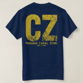 CZ (Canal Zone) in Yellow T-Shirt