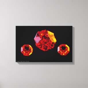 CZ Pinwheel cut Canvas Print