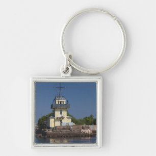 Czar Peter the Greats Naval fortress town Keychain