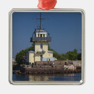 Czar Peter the Greats Naval fortress town Metal Ornament