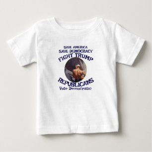 Czar Rue Liar Trump POTUS Patriotic MAGA Train WH Baby T-Shirt