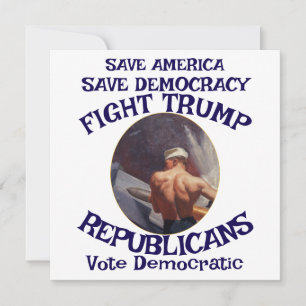 Czar Rue Liar Trump POTUS Patriotic MAGA Train WH Invitation