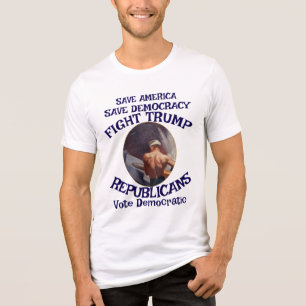 Czar Rue Liar Trump POTUS Patriotic MAGA Train WH Tri-Blend Shirt