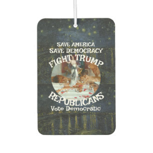 Czar Rue Liar Trump Republican Party USA America Air Freshener