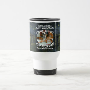 Czar Rue Liar Trump Republican Party USA America Travel Mug