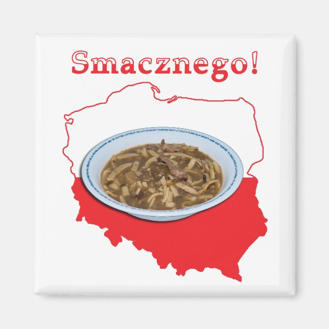 Czarnina Smacznego Polish Map Magnet (Front)