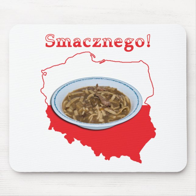 Czarnina Smacznego Polish Map Mouse Pad (Front)