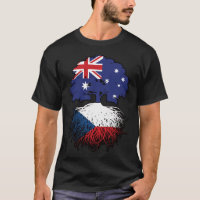Czech Australian Australia Tree Roots Flag